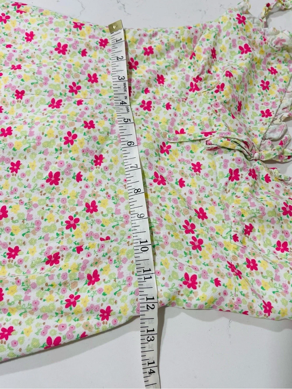 Charlie Holiday Floral Ruffle Mini Dress EUC - Picture 13 of 16